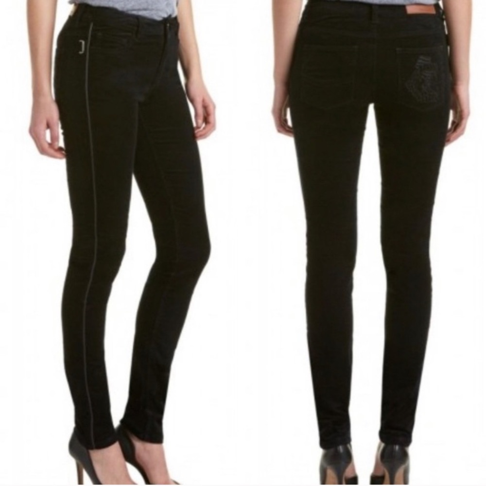 Zadig & Voltaire Eva Skinny Corduroy Pants Black